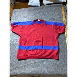 Vintage Pro Spirit Sweater Mens XL Color Block Skateboarding Surf Short Sleeve